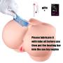 Huge Ass Sex Doll Realistic Silicone Big Butt Female Real Torso Live Love Doll for Men Women Couples Orgasm Best Gift - Life-size Male Masturbator Adults Sex Doll Toys with Lifelike 2 Elastic Channels