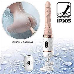 Automatic Massage - Love - Automatic Telescope - Multiple Frequency Impact - Change - Angle Adjustment - Continuous Power - Sex Machine, Power Cord, Dildo - use The mat, The Machine is More Stable.