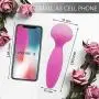 Powerful Mini Cordless Electric Wand Massager - 25x Variable Speed, 70 Minutes Battery Life, Rechargeable, Waterproof, Travel Bag Included Powerful Mini Cordless Electric Wand Massager - 25x Variable Speed, 70 Minutes Battery Life, Rechargeable, Waterproof, Travel Bag Included