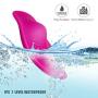 Wearable Vibrator Panties with Wireless Remote Control Clitoris Stimulation 10 Frequency Vibration Adult Sex Toy for Women (Pink)