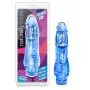 Naturally Yours - Fantasy Vibe - 8.5&quot Soft Realistic Long Vibrating Dildo - Multi Speed Flexible Vibrator - Waterproof - Sex Toy for Women - Sex Toy for Adults (Blue)