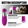 Powerful Clitorial stimulating with 12 Suction Modes +8 Vibration Pattern stimulating Toy for Female Rechargeable G Spotter Vibrant Multi Speed Clitorial Sucking Toy for Woment-Shirt
