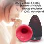 Men Sport Fitness Toys Automatic Massage Tool Electric Wireless Waterproof Rechargeable Handheld Massage Cup Toy with Heating Function for Male (Black)