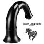Padgene 16.5" Realistic Horse Dildo Extra Long Soft Huge Penis Sex Toy with Strong Suction Cup Curved Shaft for Hands-free Vaginal G-spot and Anal Prostate Play