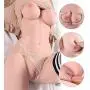 Inflatable doll male automatic humanoid one silicone smart semi-solid doll masturbation adult fun sex products first night experience - free smart voice - silicone chest - built-in vibration sucking -