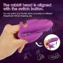 G-spot Finger Vibrator with 7 Powerful Vibration Textured Head for Vagina Stimulation - Fondlove Rechargeable Waterproof Clitoral Vibrating Adult Sex Toys for Women Beginners or Couples Foreplay