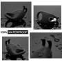 GRADYBROW Ears Viabration Vibarating Cóc.k Ring Lock Sperrm Ring Rechargeable Waterproof for Men Pěnǐs Rings