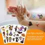 Halloween Temporary Tattoos for Kids, 100 Assorted Waterproof Cute Pumpkin Tattoos Stickers for Kids and Children Party Favors Halloween Temporary Tattoos for Kids, 100 Assorted Waterproof Cute Pumpkin Tattoos Stickers for Kids and Children Party Favors