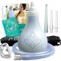 Enema Bulb Kit - Extra Large 12oz (375ml) Anal Douche for Men and Women - Portable - BPA and Phthalates Free - by Mikacare