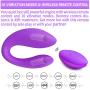 Full Silicone Couples Vibrator with Dual Motors 10 Powerful Vibration Modes,Orlupo Remote Control Clitoral Clit G Spot Vibrators,Rechargeable Waterproof Stimulator,Adult Sex Toys for Women and Couples