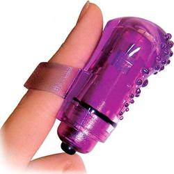 Waterproof Wireless Vibrating Screaming O FingOs - Nubby Purple