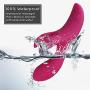 Fun-Mates Vibrating G Spot Clitoral Massager for Women and Couples Rechargeable Powerful Vibrating Rabbit Ear Female Masturbation with 4 Motors