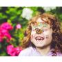 Fanoshon Animal Temporary Face Tattoo Sticker Set for Kids Adults, Water Transfer Butterfly Panda Deer Giraffe Fairy Floral Festival Body Paint Makeup Decoration Stickers for Halloween