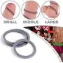 Silicone Cock Ring Penis Ring for Men Stronger Erections, Super Soft Dick Loops Set for Couples Lover Extra Stimulation Sex Toy Sexual Gift (3 in 1 - Grey)