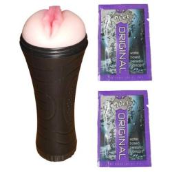 BAFX Products - Male Masturbation Device - Stamina Training Device - W/ 2 FREE SAMPLE LUBRICANT PACKETS!