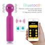 Bluetooth Vibrator Compact Strong Handheld Wand Massager - 6 Mainly Powerful Vibration with Adjustable Vibrating Frequency 360° Rotatable Head for Better Back Neck Foot Massage, Muscle Aches Etc
