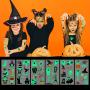 Halloween Tattoos for Kids Glow in The Dark, Kids Waterproof Tattoo Stickers for Kids Halloween Party Favor