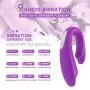 G Spot Vibrator with Clitoris Stimulator Wireless Remote Paar-Vibrator for Couple Sex Fun, Treediride 2.0 Upgrade 9 Vibration Modes Clitoris Orgasm Tool Dual Motor Vaginal Anal Sex Toy (Purple)