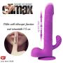 G spot Dildo Vibrator for Women Clitoral & Anal Stimulation, Vibrating Rabbit Dildo Vibrators with Remote Controller-Sex Toy Rotating Wireless Vibrator Sex Machine for Women or Couples