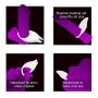 OTOUCH Male Vibrator Toys Penis Vibration Ring Cock Ring Dick Sexual Massager G-Spot Vibrator Electric Automatic Male Toys Vibrator Couple Sex Stimulation Toys Rabbit Adult Gifts for Men