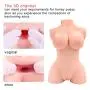 3D Life-Size Male Masturbator Love Doll C Cup Realistic Adult Sex Toy Stroker for Men Masturbation Women Full Size Real Torso Pussy Ass with Lifelike Vagina Anal Butt Massage Pussycat Dolls for Man