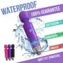 Liqu Magic Wand Vibrator-Cordless,Therapeutic,Vibrator Wand-Massage Wand,Massager Handheld,Wand Vibrator-Upgraded Memory 5 multispeed 20 Patterns(Purple) Liqu Magic Wand Vibrator-Cordless,Therapeutic,Vibrator Wand-Massage Wand,Massager Handheld,Wand Vibrator-Upgraded Memory 5 multispeed 20 Patterns(Purple)