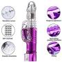 12 Speeds Wired Powerful Handheld Waterproof Wand Massager, Personal Therapy Massager for Sports Recovery- Purple