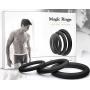 Penis Rings for Men - Silicone Cock Ring Set - Male Erection Rings - Sex Enhancer Ring for Longer Orgasm - Black