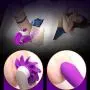 Personal Massager - Waterproof USB Rechargeable Vibrating Power Wand Massager - LONOVE Silicone 12 Speed G Spot Vagina and Clitoris Vibrating Vibrator Sex Toy for Women or Couples (Purple)