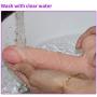 Realistic Ultra Soft Dildo for Beginner,iMiMi Waterproof Penis with Hands-Free Flared Suction Cup for Anal Play, Vaginal G-Spot and Masturbation 7.5 Inch（Flesh）