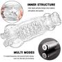 Xhh Automatical Strong Sucking Product Funny Handsfree Male Cup Silicone Human Deep Inverted Throat Aircraft Mens Toys Device