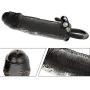 FST Soft Silicone Vibrator Penis Sleeve Enlarger Sexual Delay Ejaculation Toy for Men (Medium)