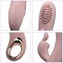 Luv Sensation G-Spot Clitoris Rabbit Vibrator, Waterproof Rechargeable Stimulator Massager Sex Toy with Soft Silicone and Different Vibrating Level Grey