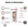 Pocket Pussy, Male Masturbation Electric Automatic Masturbation Cup Strong Telescopic Rotation Realistic Sex Toys Hands Free Stroker Powerful Thrusting Masturber Cup with 7 Thrusting Modes (Luba-1)