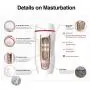 Male Masturbator Cup, Powerful Thrusting Automatic Male Masturbation Cup Electric Sex Toys for Men 3D Realistic Lifelike Vibrating Piston Multi Modes (Pink)