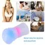 Male Masturbator Realistic Pocket Pussy Masturbation 3D Textured Real Vagina Masturbators with 2 Built in Cock Rings Clear Adult Sex Toys for Men