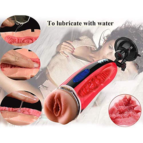 LIYUNF T-Shirt Male Aír-cräft Cup Man Cup Multi-Spééd Electric Medical Lightweight Silicone Waterproof Handheld Viibràting Mas-Sager Male Massāging Cup Toys with Sùction for Couple