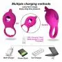 Dolphin Vibrating Penis Ring Rechargeable Silicone Cock Ring Stimulator for Male Longer Lasting Erections Sex Toys (Rose) Dolphin Vibrating Penis Ring Rechargeable Silicone Cock Ring Stimulator for Male Longer Lasting Erections Sex Toys (Rose)