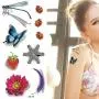 3D Colorful Butterfly Temporary Tattoos for Women - Rose Feather Animals Written Words Flowers Sexy Body Chest Back Shoulder Stickers Waterproofing (style 2) 3D Colorful Butterfly Temporary Tattoos for Women - Rose Feather Animals Written Words Flowers Sexy Body Chest Back Shoulder Stickers Waterproofing (style 2)