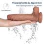 Role-Playing Realistic Male Torso Mold Realistic Texture Vitality Stick Massager Soft and Flexible Silicone Massager (Color : Brown)