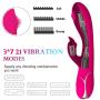 G Spot Rabbit Vibrator for Clitoral Stimulation with 21 Vibrating Modes-Fondlove Rabbit Dildo with Clit Licking G-spot Patting, Waterproof Sex Adult Toys Women