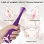 G-Spot Vibrator, Enlove, Clitoral Nipple Vagina Silicone Vibrator with 10 Rotating Vibration Modes, Waterproof Adult Sex Toys for Women Female Ejaculation and Couples Play, Purple
