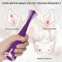 G-Spot Vibrator, Enlove, Clitoral Nipple Vagina Silicone Vibrator with 10 Rotating Vibration Modes, Waterproof Adult Sex Toys for Women Female Ejaculation and Couples Play, Purple G-Spot Vibrator, Enlove, Clitoral Nipple Vagina Silicone Vibrator with 10 Rotating Vibration Modes, Waterproof Adult Sex Toys for Women Female Ejaculation and Couples Play, Purple