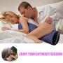 Studyset Soft Inflatable Portable Pillow Sex Pillow for Couples Cylindrical Cushion + Electric Air Pump