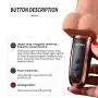 Lfcmf Waterproof and Silent 10-Speed Vibrator Female Toys USB chargeing vǐbrátórs for wǒmên Amazing Stick (Heating Function)