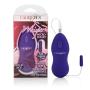 CalExotics Whisper Micro Bullet – Self Heating Wired Pocket Bullet Vibrator - Remote Control Sex Toys for Couples - Adult Egg Massager - 1.25 Inch - Purple