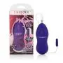 CalExotics Whisper Micro Bullet – Self Heating Wired Pocket Bullet Vibrator - Remote Control Sex Toys for Couples - Adult Egg Massager - 1.25 Inch - Purple