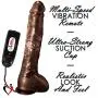 LeLuv Vibrator 10 Inch Realistic Veiny Penis with Suction Cup Thick Long Beige LeLuv Vibrator 10 Inch Realistic Veiny Penis with Suction Cup Thick Long Beige