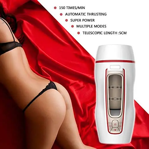 Zyuantyuan Masturbator Male Masturbator Cup, Powerful Thrusting Automatic Male Masturbation Cup Electric Sex Toys for Men 3D Realistic Lifelike Vibrating Piston Multi Speeds Tshirt Waterproof massager Zyuantyuan Masturbator Male Masturbator Cup, Powerful Thrusting Automatic Male Masturbation Cup Electric Sex Toys for Men 3D Realistic Lifelike Vibrating Piston Multi Speeds Tshirt Waterproof massager