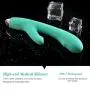 Utimi G Spot Rabbit Vibrator Adult Sex Toys for Women Rechargeable 8-Speed Clitoris Stimulator with Dual Motors, Light Green